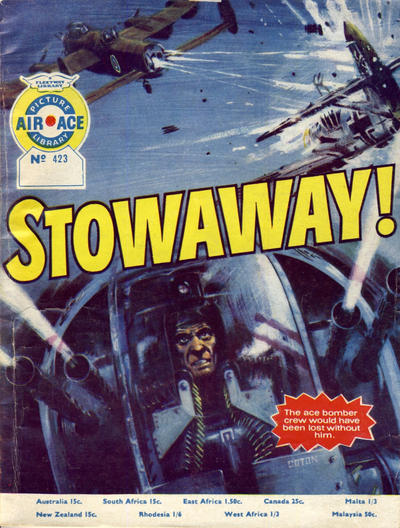 Cover for Air Ace Picture Library (IPC, 1960 series) #423 [Overseas Edition]