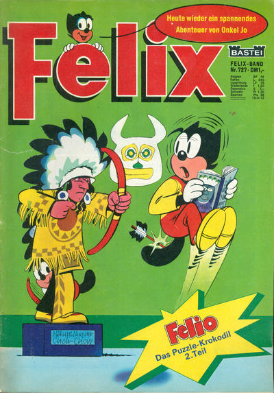 Cover for Felix (Bastei Verlag, 1958 series) #727