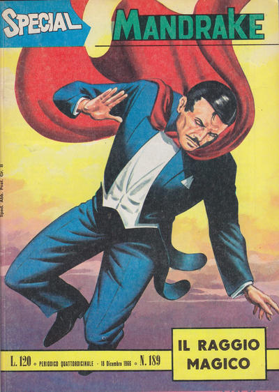 Cover for Special Mandrake (Edizioni Fratelli Spada, 1965 series) #189