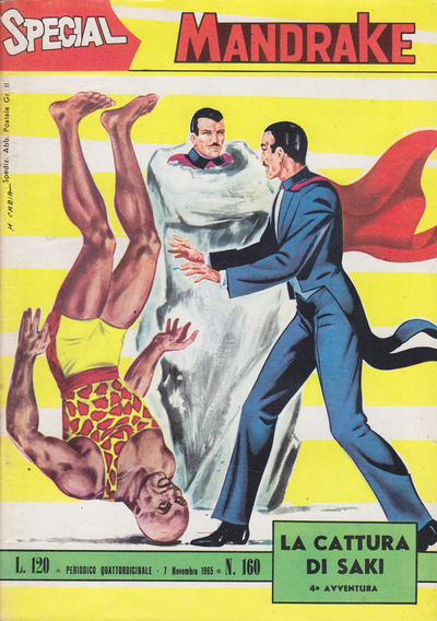 Cover for Special Mandrake (Edizioni Fratelli Spada, 1965 series) #160