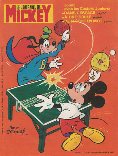 Cover for Le Journal de Mickey (Hachette, 1952 series) #1347