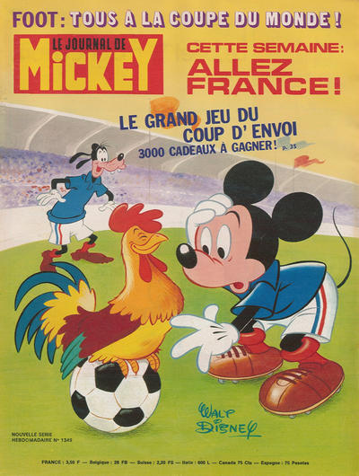 Cover for Le Journal de Mickey (Hachette, 1952 series) #1349