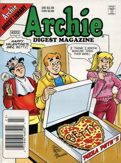 Cover for Archie Comics Digest (Archie, 1973 series) #223 [Newsstand]