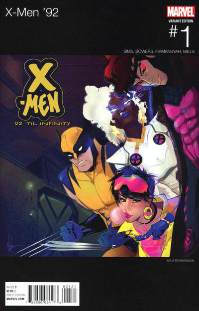 Cover for X-Men '92 (Marvel, 2016 series) #1 [Afua Richardson Hip-Hop]