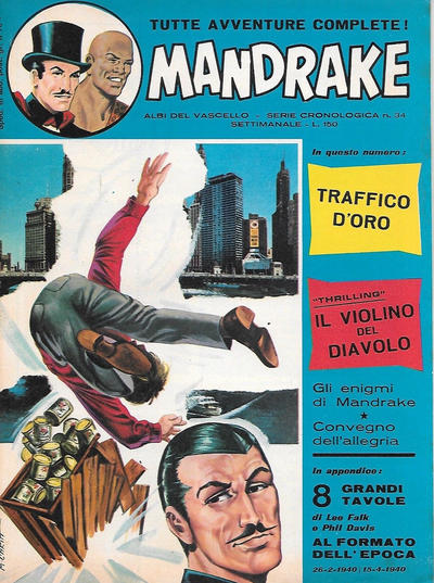 Cover for Mandrake - Albi del Vascello - Serie cronologica (Edizioni Fratelli Spada, 1972 series) #34