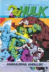Cover for Hulk (Atlantic Förlags AB, 1980 series) #6/1982