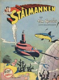 Cover Thumbnail for Stålmannen (Centerförlaget, 1949 series) #37/1951