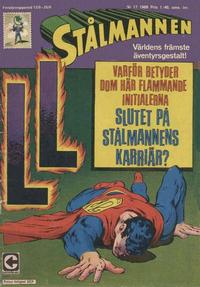 Cover for Stålmannen (Centerförlaget, 1949 series) #17/1968