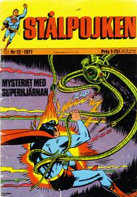 Cover for Stålpojken (Williams Förlags AB, 1969 series) #12/1971