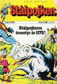 Cover for Stålpojken (Williams Förlags AB, 1969 series) #5/1975