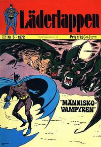 Cover Thumbnail for Läderlappen (Williams Förlags AB, 1969 series) #5/1972