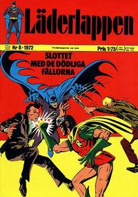 Cover Thumbnail for Läderlappen (Williams Förlags AB, 1969 series) #8/1972