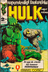 Cover Thumbnail for Hulk (Red Clown, 1974 series) #2/1974