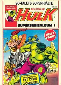 Cover Thumbnail for Hulk album (Atlantic Förlags AB, 1979 series) #1