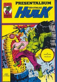 Cover Thumbnail for Hulk album (Atlantic Förlags AB, 1979 series) #[5] - Presentalbum