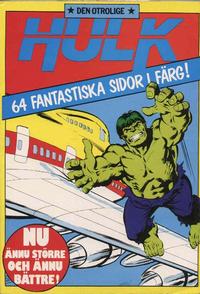 Cover Thumbnail for Hulk album (Atlantic Förlags AB, 1979 series) #7