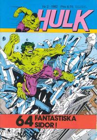 Cover Thumbnail for Hulk (Atlantic Förlags AB, 1980 series) #2/1982