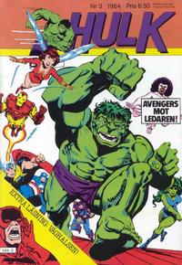 Cover Thumbnail for Hulk (Atlantic Förlags AB, 1980 series) #3/1984