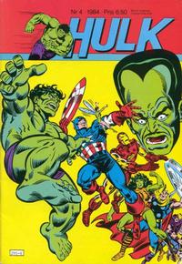 Cover Thumbnail for Hulk (Atlantic Förlags AB, 1980 series) #4/1984