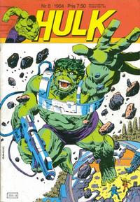 Cover Thumbnail for Hulk (Atlantic Förlags AB, 1980 series) #8/1984