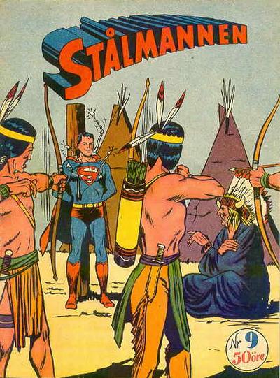 Cover for Stålmannen (Centerförlaget, 1949 series) #9/1952