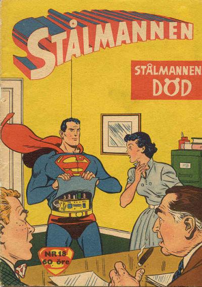 Cover for Stålmannen (Centerförlaget, 1949 series) #18/1957