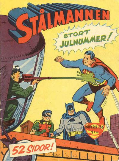 Cover for Stålmannen (Centerförlaget, 1949 series) #25-26/1958