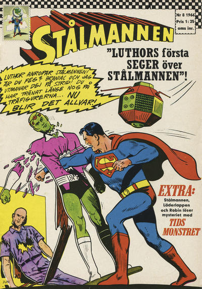 Cover for Stålmannen (Centerförlaget, 1949 series) #8/1966