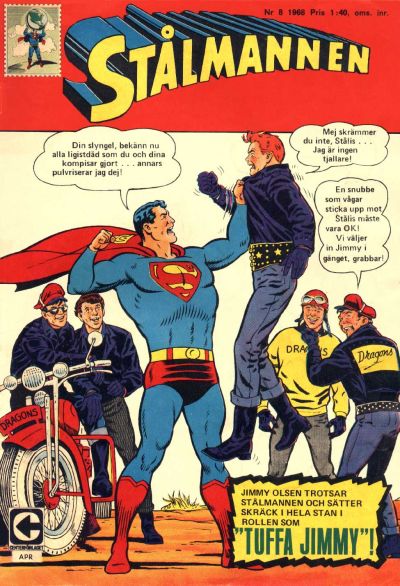 Cover for Stålmannen (Centerförlaget, 1949 series) #8/1968