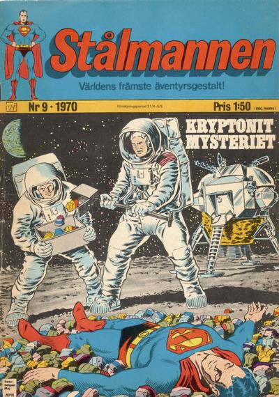 Cover for Stålmannen (Williams Förlags AB, 1969 series) #9/1970