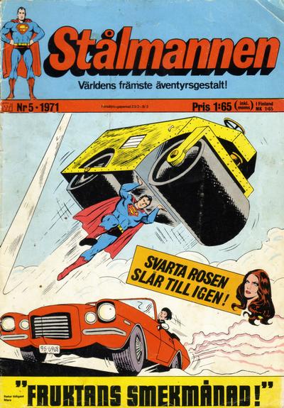 Cover for Stålmannen (Williams Förlags AB, 1969 series) #5/1971