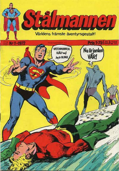 Cover for Stålmannen (Williams Förlags AB, 1969 series) #1/1972