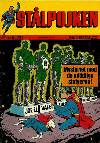 Cover for Stålpojken (Williams Förlags AB, 1969 series) #6/1971