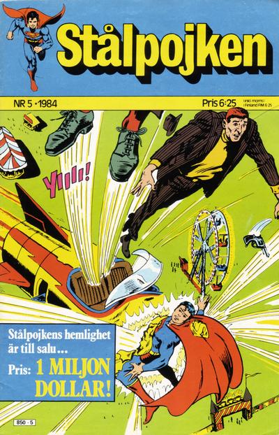 Cover for Stålpojken (Semic, 1983 series) #5/1984