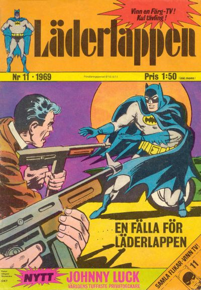 Cover for Läderlappen (Williams Förlags AB, 1969 series) #11/1969