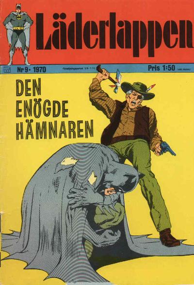 Cover for Läderlappen (Williams Förlags AB, 1969 series) #9/1970