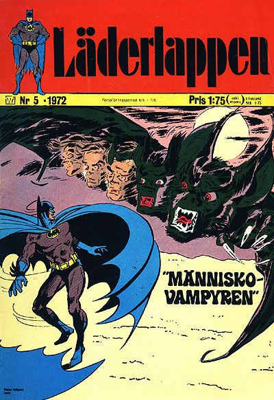 Cover for Läderlappen (Williams Förlags AB, 1969 series) #5/1972
