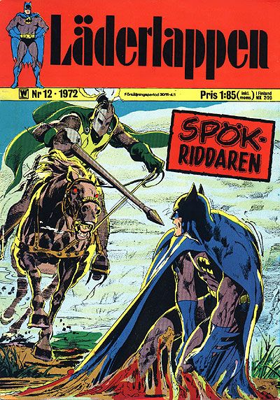 Cover for Läderlappen (Williams Förlags AB, 1969 series) #12/1972