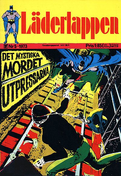 Cover for Läderlappen (Williams Förlags AB, 1969 series) #5/1973