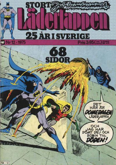 Cover for Läderlappen (Williams Förlags AB, 1969 series) #12/1975