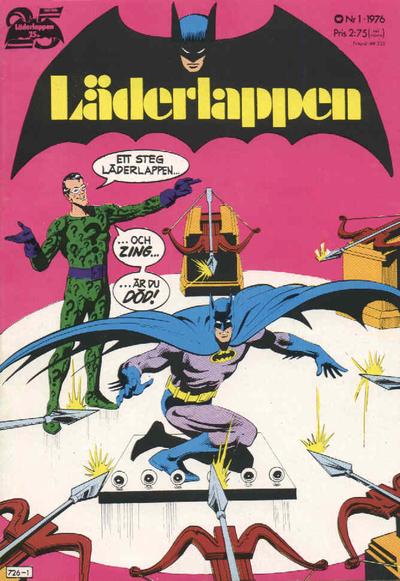 Cover for Läderlappen (Williams Förlags AB, 1969 series) #1/1976