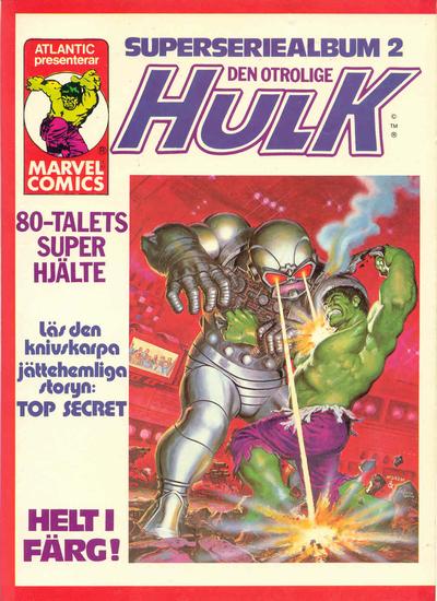 Cover for Hulk album (Atlantic Förlags AB, 1979 series) #2