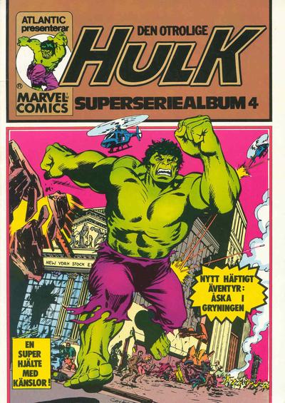 Cover for Hulk album (Atlantic Förlags AB, 1979 series) #4