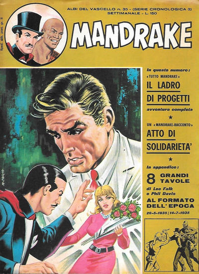 Cover for Mandrake - Albi del Vascello - Serie cronologica (Edizioni Fratelli Spada, 1972 series) #3