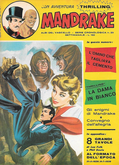 Cover for Mandrake - Albi del Vascello - Serie cronologica (Edizioni Fratelli Spada, 1972 series) #29