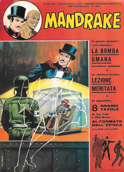 Cover for Mandrake - Albi del Vascello - Serie cronologica (Edizioni Fratelli Spada, 1972 series) #1