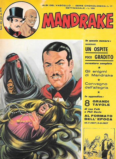 Cover for Mandrake - Albi del Vascello - Serie cronologica (Edizioni Fratelli Spada, 1972 series) #17