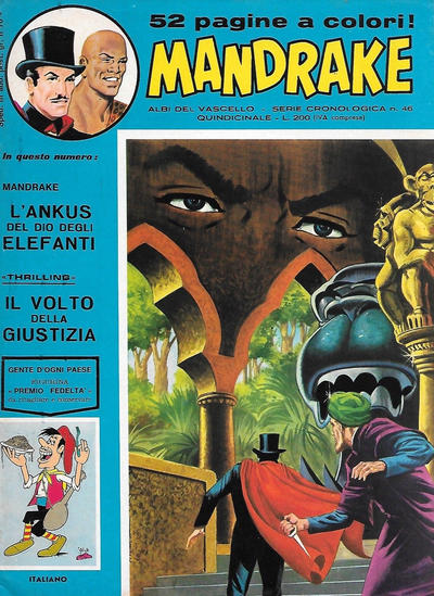 Cover for Mandrake - Albi del Vascello - Serie cronologica (Edizioni Fratelli Spada, 1972 series) #46