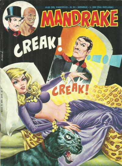 Cover for Mandrake - Albi del Vascello - Serie cronologica (Edizioni Fratelli Spada, 1972 series) #81