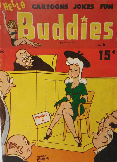 Cover for Hello Buddies (Harvey, 1942 series) #34